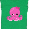 thumbnail image 4 of Inktastic Cute Octopus, Little Octopus, Baby Octopus, Hearts Girls Baby Bodysuit, 4 of 5