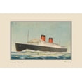 thumbnail image 2 of Unknown 14x11 White Modern Wood Framed Museum Art Print Titled - Vintage Cruise I, 2 of 4