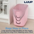 thumbnail image 4 of Bote de basura Stori Luup de plástico rosa de 2.5 galones fabricado en EE. UU., 4 of 9