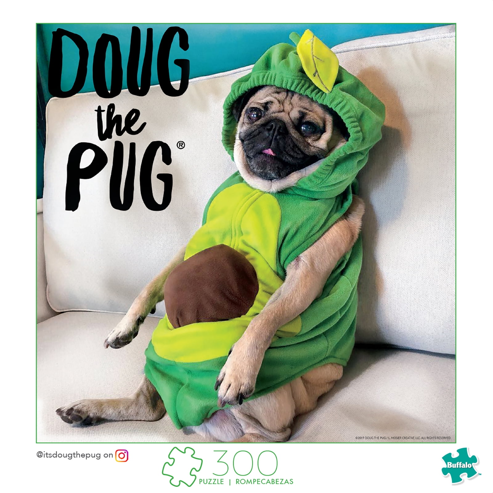 Buffalo Games Doug The Pug Avocado Doug 300 Large Piece Jigsaw