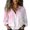 Pink, variant on Shirts For Women Long Sleeved Printed Button Down Shirt Womens Tops