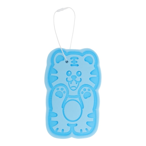 Unique Bargains Cartoon Bath Brush for Shower 4.33"x2.56"x0.79" Blue