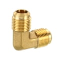 thumbnail image 5 of Uxcell 1/2" x 1/2" Brass Pipe Fitting Flare 90 Degree Elbow Tube Fitting Pipe Adapter Connector, 5 of 5