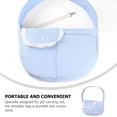 thumbnail image 3 of DRAFIDEEP Pet Carriers for Cats 1Pack in Polyester with Tilted Design for Travel, 3 of 8