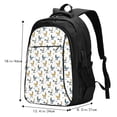 thumbnail image 5 of Daiia Farm Roosters Pattern USB Charging Backpack for Men and Women, Anti-Theft Backpack,Travel Backpack,School Backpack,College Backpack,Laptop Backpack, 5 of 7