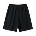 thumbnail image 4 of RYDCOT Men’s 7" Cotton Fleece Sweat Short – Casual Gym, Lounge & Sleep Shorts with Pockets Black, 4 of 8