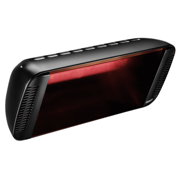 Heliosa 66 Black 120VAC, 1500 Watts  | Indoor  | Outdoor| Patio - Electric Heater (with Plug and Switch) by Radiant Electric Heat