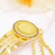 thumbnail image 3 of Elegant alloy hair accessories with golden tassels and sparkling rhinestones, for parties and celebrations. Ref: 1227, 3 of 5