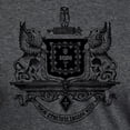 thumbnail image 3 of CafePress - Psi Upsilon Black And White Crest T Shirt - Mens Tri-blend T-Shirt, 3 of 4