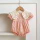 thumbnail image 1 of Vestido de verano de estilo coreano para niña, vestidos de princesa con lazo bordado y cuello de mariposa, mono para bebé, ropa para hermanas, 1 of 6