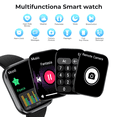 thumbnail image 5 of Mipqz Smart Watch for Men Women, 1.83" HD Touchsreen, Bluetooth Calling, IP68 Water-Resistance, 110+ Sports Modes, Timer, Fitness Watch for Android/iOS, Black, 5 of 8