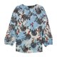 thumbnail image 1 of Alfani Blusa con mangas abotonadas para mujer, azul, pequeña, 1 of 2