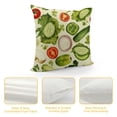 thumbnail image 4 of SHANXI Double-Sided Fruit Printed Design Farmhouse Decorative Pillow Cases, Square Short Plush Cushion Covers for Sofa Couch Car Bedroom Home Decor 12x12in, 4 of 5