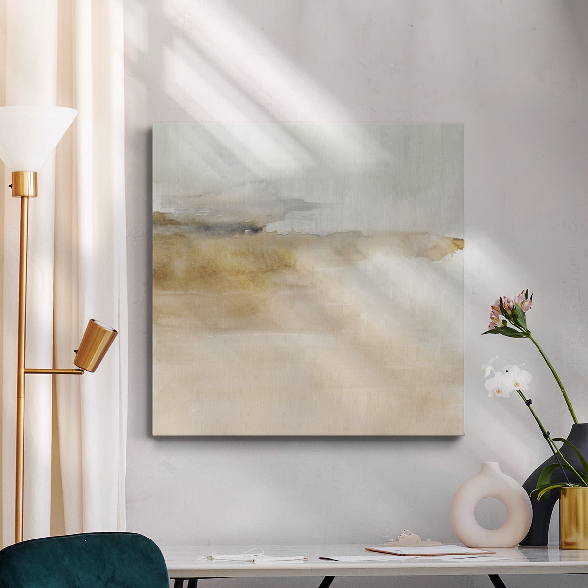 Wexford Home Cinnamon Shores II-Premium Gallery Wrapped Canvas, 16" x 16" - Ready to Hang