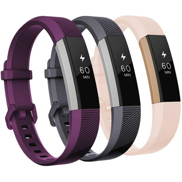 Bands Compatible with Fitbit Alta and Fitbit Alta HR 3 Pack Soft
