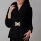 thumbnail image 1 of Abrigo sintético para mujer, elegante, grueso, cálido, de moda, chaqueta larga falsa, abrigo para mujer, 1 of 3