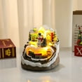 thumbnail image 3 of 2 piezas de adorno navideño, escena navideña operada Pueblo Decoraciones navideñas para casas, regalos para coleccionistas, 3 of 5