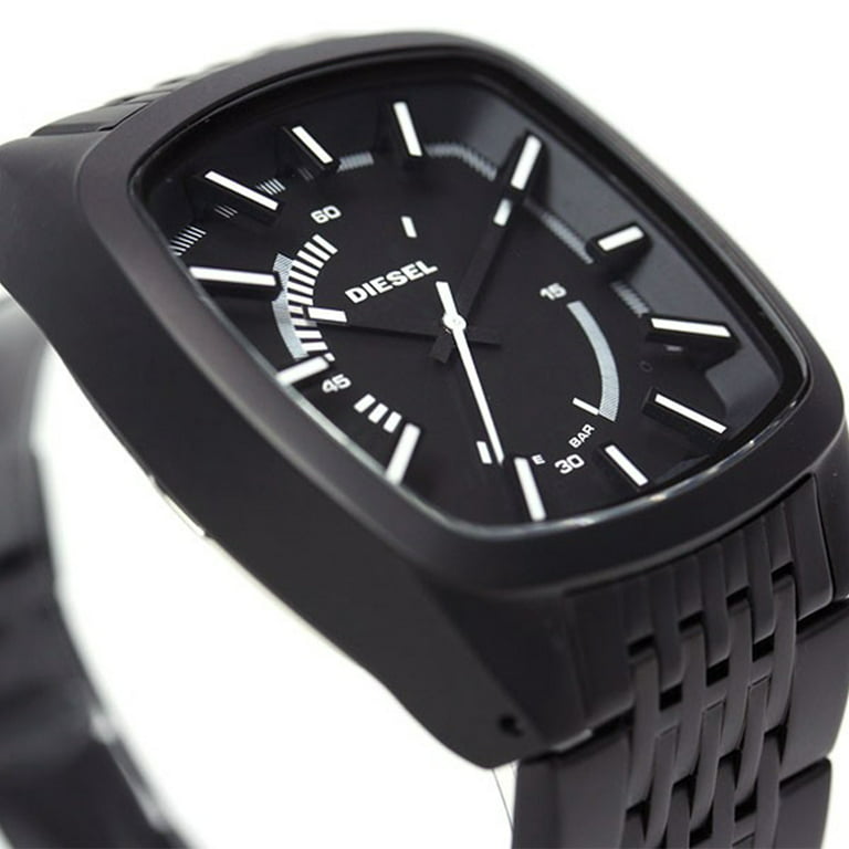 Diesel Men\'s DZ1586 Stainless Black IP Steel Black Dial Watch Bracelet