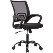 BestOffice Ergonomic Office Chair, Lumbar Support, Adjustable Height with Armrests for Adults(Black)