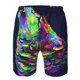 thumbnail image 3 of Fotbe Howling Wolf Trajes de Baño Estampados para Hombre, Shorts de Verano de Secado Rápido, Ropa de Playa, Bañadores-Small, 3 of 6