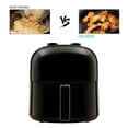 thumbnail image 4 of Air Fryer with 3.5 Qt Basket, Compact Hot Air Cooker for Small Kitchens, Black Countertop, 4 of 10