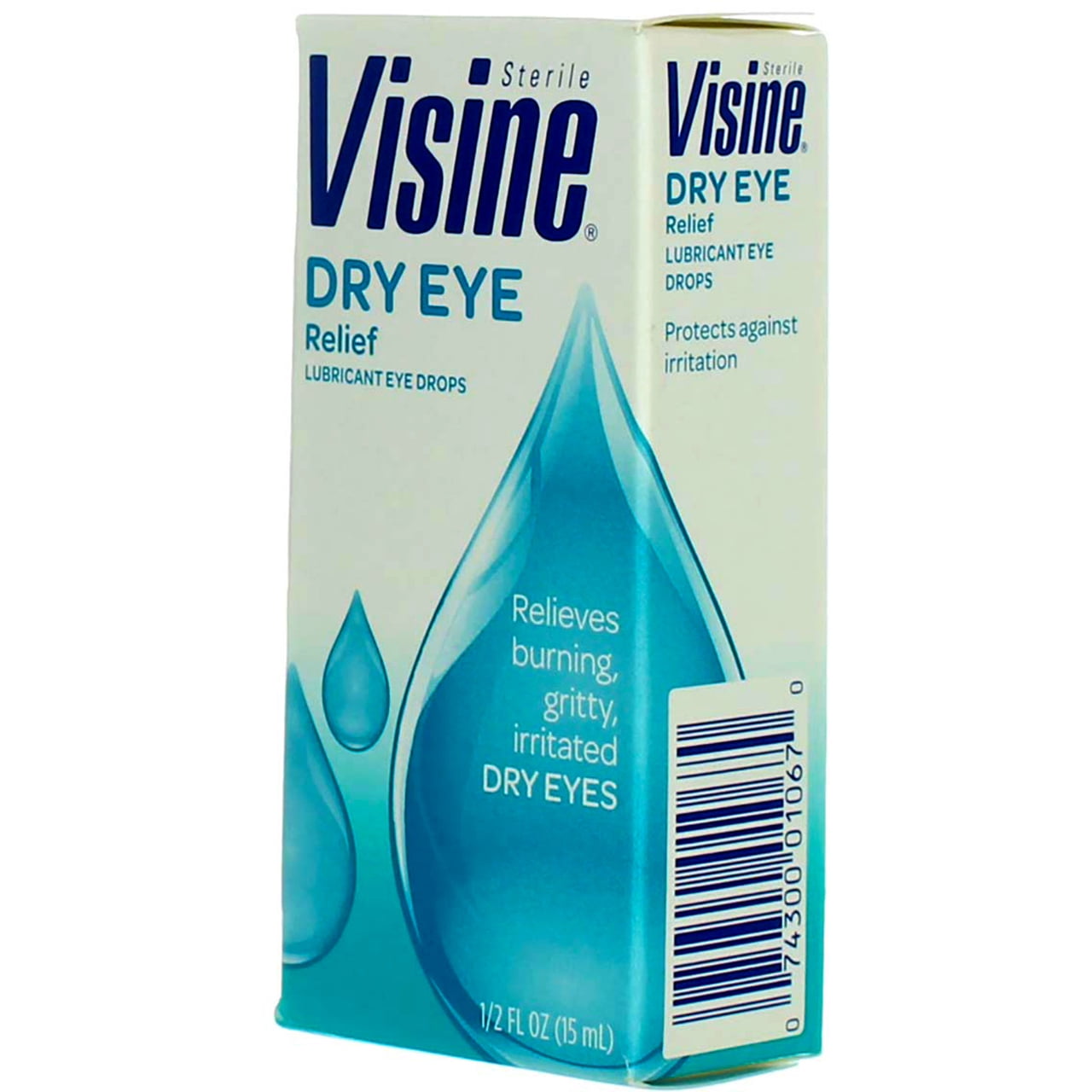 Visine Tears Lubricant Eye Drops for Dry Eye Relief, 0.5-Ounce Bottles Pack of 3