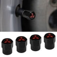 thumbnail image 4 of Hisport Hex 016 Negro 4 Piezas Tapas universales para vástago de válvula de neumático de Coche Cubierta de Aire para Accesorios Mitsubishi, 4 of 5