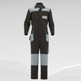 thumbnail image 5 of AnuYalue Mens Color Block Work Coverall Big and Tall High Visibility Overalls Mechanics Coveralls Workwear Jumpsuit with Multi Pockets, 5 of 5