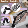 thumbnail image 4 of Women Rhinestone Waist Belt Beaded Crystal Stretchy Elastic Belt for Dress, 4 of 7