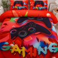 thumbnail image 5 of NTBED Red Queen Gaming Comforter Sets for Boys Kids Bedding Sets Colorful Games Console Gamer Quilt Set, 5 of 9