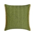 thumbnail image 1 of Cojines decorativos verdes HomeCentric de 50 x 50 cm (20 x 20 pulgadas), con textura de yute, diseño de chevrón y encaje para sofá, con diseño geométrico de chevrón y estilo moderno - Yute Evergreen, 1 of 5