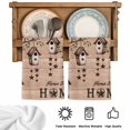 thumbnail image 5 of Sweet Home Kitchen Towels Set of 1, Western Stars Bird Houses Brown Wooden Grain Absorbent Dish Towels for Kitchen, Microfiber Hand Towel, Quick Drying Tea Towel for Cleaning Decorative Dishcloths, 5 of 7