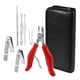 thumbnail image 1 of Paquete de 9 cortaúñas Unique Bargains para uñas gruesas acero inoxidable Negro rojo, 1 of 1