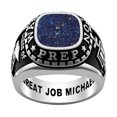 thumbnail image 6 of Order Now for 2025 Graduation, Freestyle Men’s Class Ring – OnyxCarnelianLapis Mother of Pearl Genuine Stone, Personalized, High School or College Graduation, 6 of 10