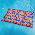 thumbnail image 5 of Big Joe Lagoon Lounger Pool Float, Sweet Shells Berry, Doubled-Sided Mesh, Quick Draining Fabric, No Inflation Needed, 5 of 5
