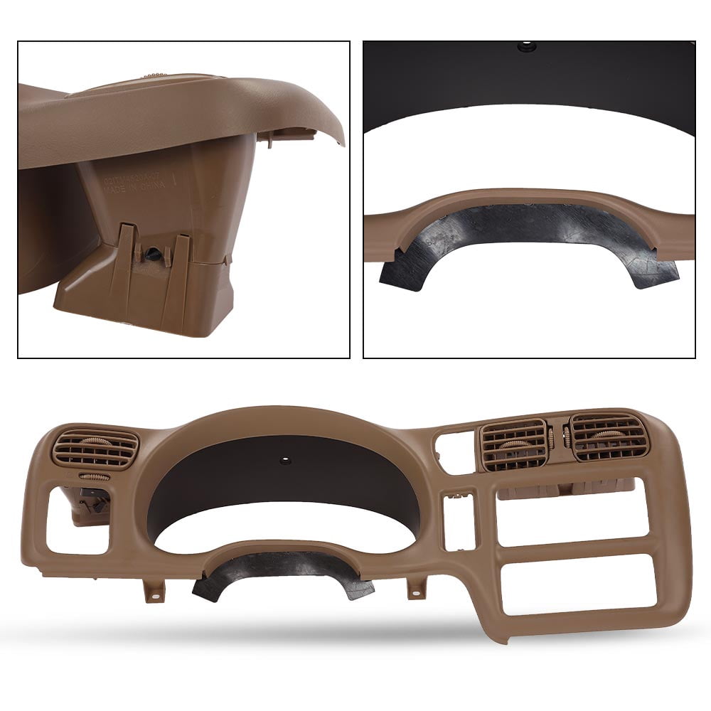 CROSSDESIGN Dashboard Dash Cover Dash Bezel Fit for 1998-2004  Chevy S-10 GMC Sonoma Jimmy Blazer