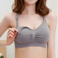 thumbnail image 5 of Xmarks Nursing Bras Maternity Bra for Breastfeeding Pregnancy Wireless Bralette Gray 44/100ABCD,46/105ABCD, 5 of 7