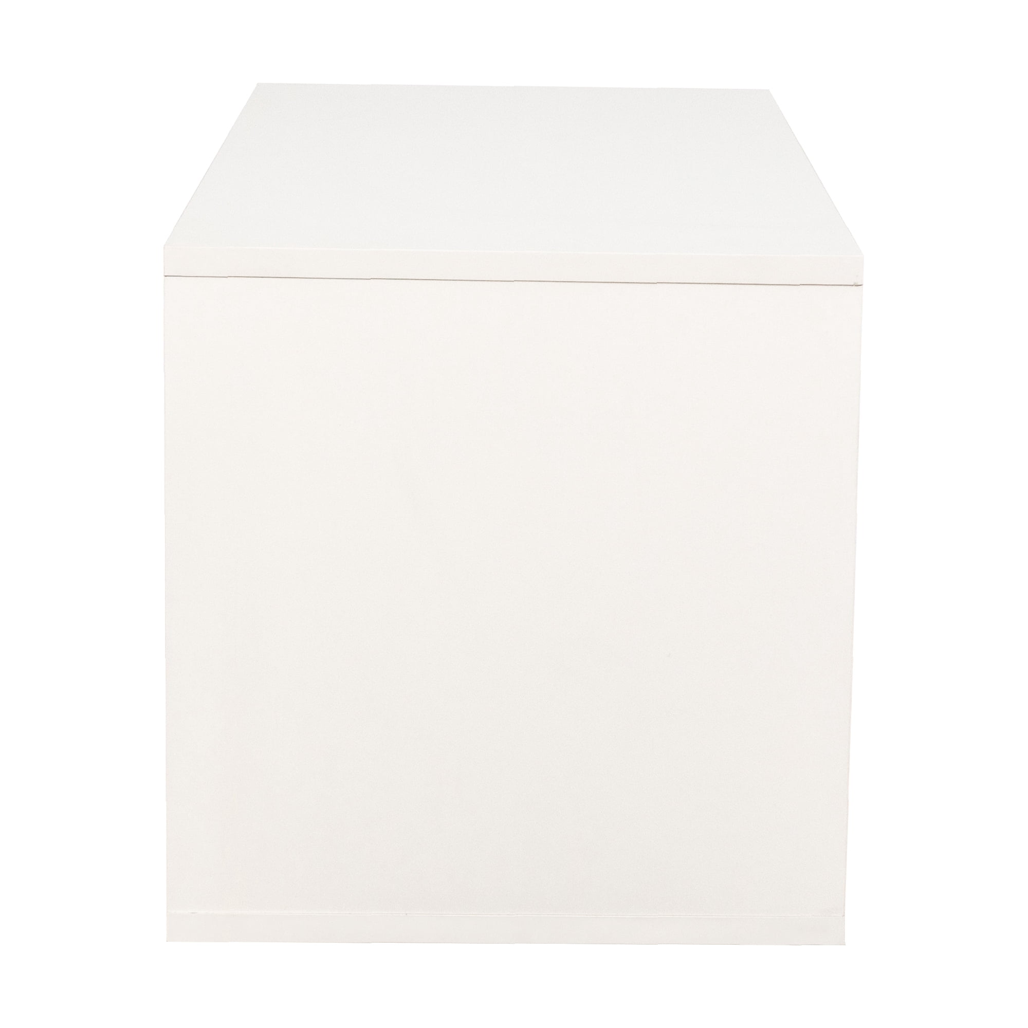 Wall Mounted Cabinet Glass Door Floating Storage Cabinet for Kitchen Bathroom Living Room, White