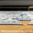 thumbnail image 3 of JV Home Runner Rug Napoli Blue 2' x 7' Washable Rugs Anti Slip, 3 of 7