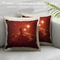 thumbnail image 4 of Christmas Pillow Covers 20x20 Inch, Set of 2 Winter Throw Pillow Covers for Christmas Decoration, Modern Farmhouse Holiday Decor for Sofa Bed, Living Room, 4 of 5