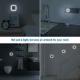 thumbnail image 5 of 2PCS LED Night Light Lamp with Smart Auto ON/OFF Sensor 0.5W Plug-in LED Wall Night Light Lamp for Bedroom Bathroom, Hallway, Stairways, or Any Dark Room Soft Brightness, 5 of 7