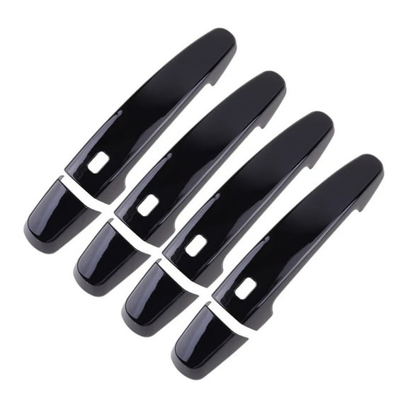 4Pcs Glossy Black Side Door Handle Covers Trim For Chevrolet Traverse 2018-2023