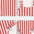 thumbnail image 3 of Lullu Newborn Girls Striped Ruffle One-Piece Swimsuit Bathing Suit Baby Swimwear Beachwear, 3 of 5