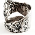 thumbnail image 3 of Spoon Ring Floral Spoon Ring Vintage Spoon Ring Fork Ring Vintage Boho Ring, 3 of 4