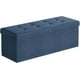 thumbnail image 3 of SONGMICS Banco de Almacenamiento, Baúl, Caja de Almacenamiento, Plegable, Carga de 300 kg, 120 L, 110 x 38 x 38 cm, 3 of 6