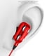 thumbnail image 5 of sweethay Auriculares con cable Interfaz de 3,5 mm Reducción de ruido Auriculares ergonómicos Juego de escucha de música Auriculares con micrófono Rojo Type3 NO3, 5 of 6