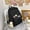 Black Without Pendant, variant on Schoolbag High School Nylon Large Capacity Backpack Female Backpack Student