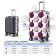 thumbnail image 2 of Luggage Cover Anti Scratch, Purple Onion Pattern Elastic Suitcase Protector Fits 18-32 Inch Luggage, 2 of 2