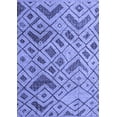 thumbnail image 1 of Ahgly Company Machine Washable Indoor Rectangle Abstract Blue Modern Area Rugs, 2' x 3', 1 of 4