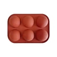 thumbnail image 2 of Semi-Circle Silicone Cake Mold with Connected Cavities, Non-Stick Baking Mold for Mousse, Chocolate and Dessert, Heat Resistant Bakeware for Kitchen Diy, 2 of 7